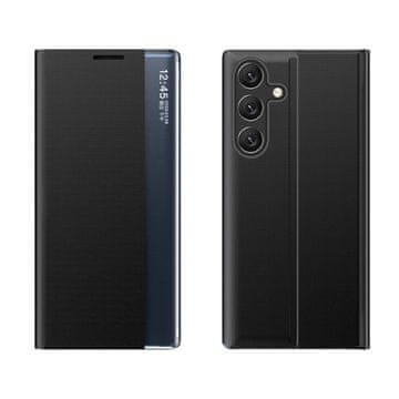 MG Sleep Case preklopna maska za Samsung Galaxy S25 Plus, crno
