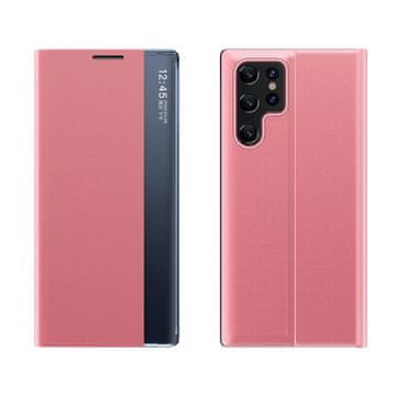 MG Sleep Case preklopna maska za Samsung Galaxy S24 FE, ružičasta