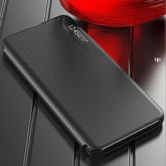 MG Eco Leather View preklopna maska za Samsung Galaxy S24 FE, crno