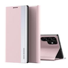 MG Sleep Case Pro preklopna maska za Samsung Galaxy S25 Ultra, ružičasta