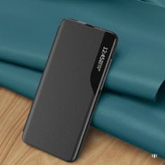 MG Eco Leather View preklopna maska za Samsung Galaxy S24 FE, crno