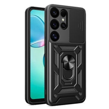 MG Hybrid Armor Camshield maska za Samsung Galaxy S25 Ultra, crno