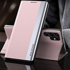 MG Sleep Case Pro preklopna maska za Samsung Galaxy S25 Ultra, ružičasta