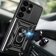 MG Hybrid Armor Camshield maska za Samsung Galaxy S25 Ultra, crno