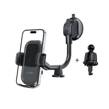 Tech-protect V8 Dash Wind držač mobitela za auto, crno