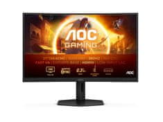 C27G4ZXU gaming monitor, 60,5 cm, Fast VA, Full HD, zakrivljeni, crni