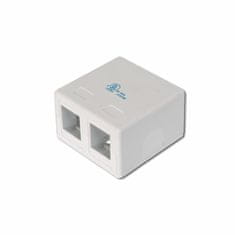Digitus utičnica 2x RJ45 mini AT-AG 302A-WH