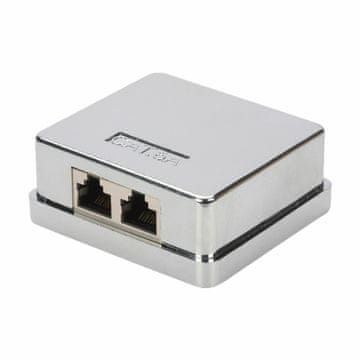 Digitus utičnica 2x RJ45 CAT.6A FTP DN-93713