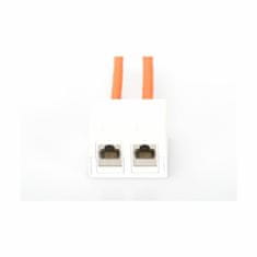 Digitus utičnica 2x RJ45 mini AT-AG 302A-WH