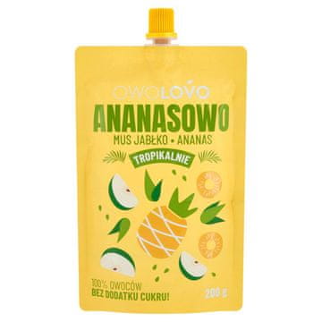 OWOLOVO pjena od jabuke i ananasa, 200 g