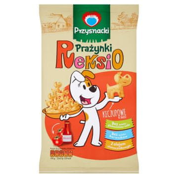 Reksio Prażynki čipsovi s okusom kečapa 90 g