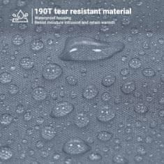 KingCamp Vreća za spavanje Oasis 250, siva, desni zatvarač