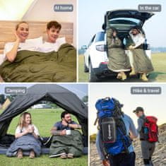 KingCamp Vreća za spavanje Oasis 250, siva, desni zatvarač