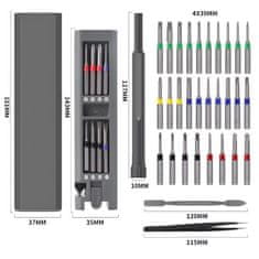 Vixson Komplet preciznih odvijača 31 u 1 za elektroniku, satove i telefone | SCREWTI