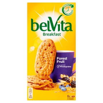 Mondelez belVita Breakfast keksi od žitarica sa šumskim voćem 300