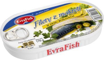 EvraFish fileti skuše u ulju 170 g