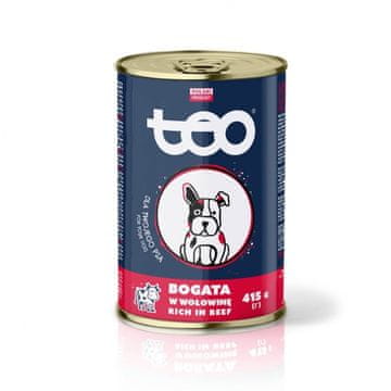 Mokra hrana za psa TEO bogata govedinom 415 g