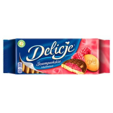 Mondelez Delicje šampanjac biskviti s malinovicom preliveni čokoladom 147 g