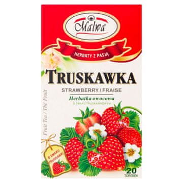 Malwa Malwa voćni čaj s okusom jagode 40 g (20 x 2 g)