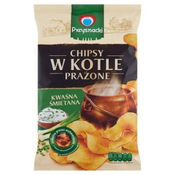 Przisnacki čipsovi prženi u kotlu, kiselo vrhnje, 125 g