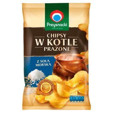 Przysnacki čipsovi prženi u kotlu s morskom solju 125 g