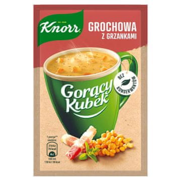 UNILEVER Knorr vruća šalica juhe od graška s krutonima 21 g