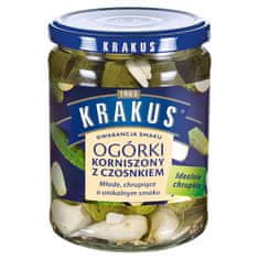 Agros Krakus kornišoni s češnjakom 500 g