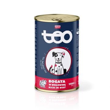 Mokra hrana za pse TEO bogata govedinom 1250 g
