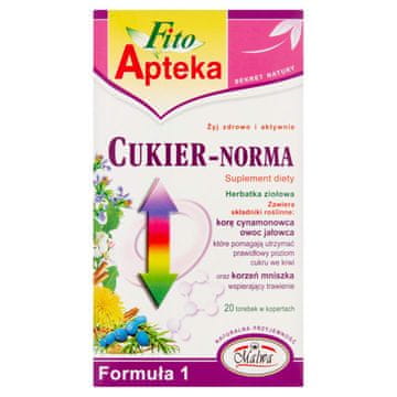 Malwa Fito Apteka dodatak prehrani biljni čaj šećer-norma 40 g (20 x 2 g)