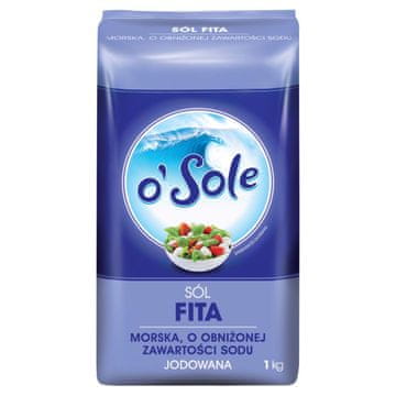 o'Sole Sól Fita morska s smanjenim udjelom natrija, jodirana, 1 kg
