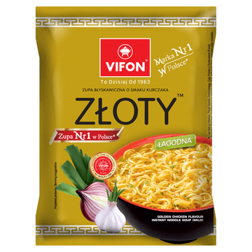 Vifon instant juha s okusom piletine, zlatna, 70 g