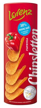 Lorenz Chipsletten čips od krumpira s okusom južne paprike, 100 g
