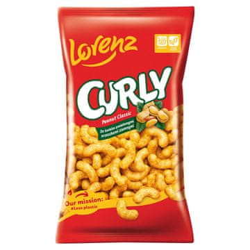 Lorenz Curly kukuruzne grickalice sa svježe mljevenim kikirikijem 120 g