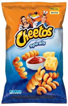 Cheetos Spirals čips od kukuruza s okusom sira i kečapa, 130 g