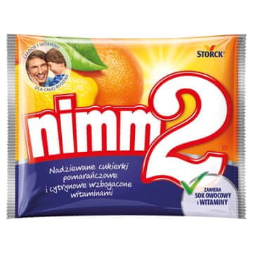 Storck nimm2 Bomboni s nadjevom od naranče i limuna obogaćeni vitaminima 90 g