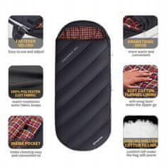 KingCamp Vreća za spavanje Freespace 250, crna