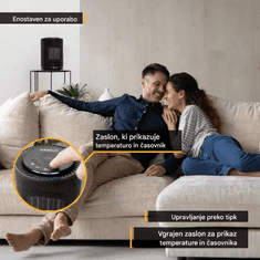 First Austria Keramička stojeća grijalica FIRST, 1200W