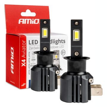 slomart Auto LED žarulje AMiO X4 Aviator H3, Canbus, 6500K