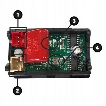 BE AMPERMETAR 50A VOLTMETAR 500V AC