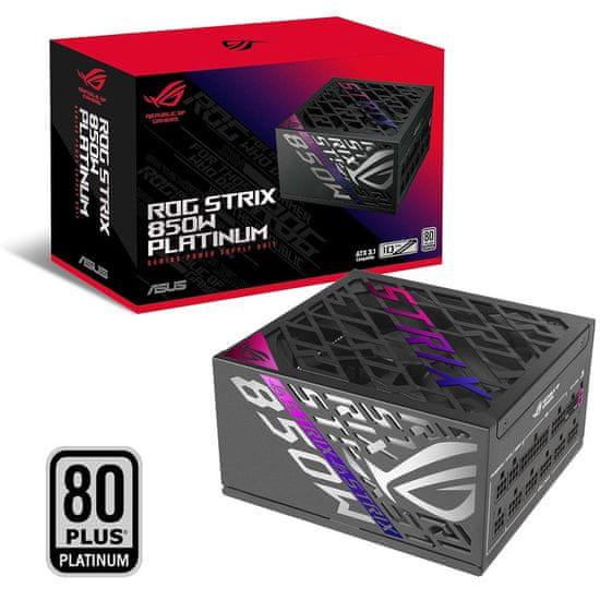 ASUS Rog Strix 850P Gaming napajanje, 850W, ATX, 80+ Platinum (90YE00W2-B0NA00)