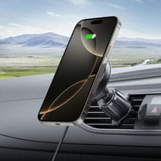 Tech-protect V4 MagSafe Dash Vent držač mobitela za auto 15W, crno