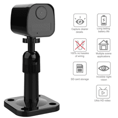 Secutek Bežična WiFi minikamera D6-WiFi Bijela