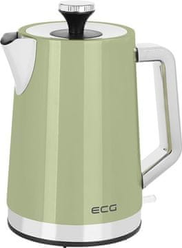 ECG Električno kuhalo za vodu RK 1766 Vintage Olive