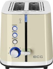 ECG Toster ST 2766 Vintage Vanilla
