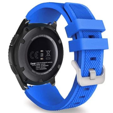 BStrap Silicone Sport remen za Samsung Gear S3, blue