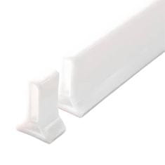 HOME & MARKER® Tuš barijera (2 m), silikonska pregrada za tuš kabinu | AQUABARRIER