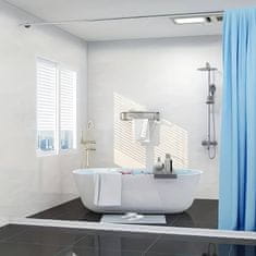 HOME & MARKER® Tuš barijera (2 m), silikonska pregrada za tuš kabinu | AQUABARRIER