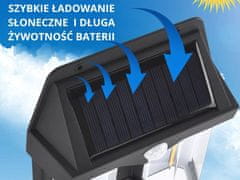 Verkgroup Solarna LED zidna svjetiljka sa senzorom pokreta 1200LM