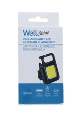 Well Lampa na privjesku Shine, COB 300lm, IPX4, USB-C, kuka, otvarač