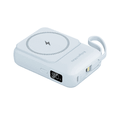 Krüger&Matz Powerbank, prijenosna baterija 10000mAh, indukcijsko punjenje, plava
